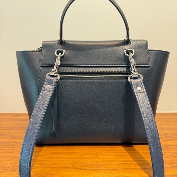 Celine Smooth Calfskin Micro Bi-Color Braided Belt Bag Dark Sea - Picture 7 of 10